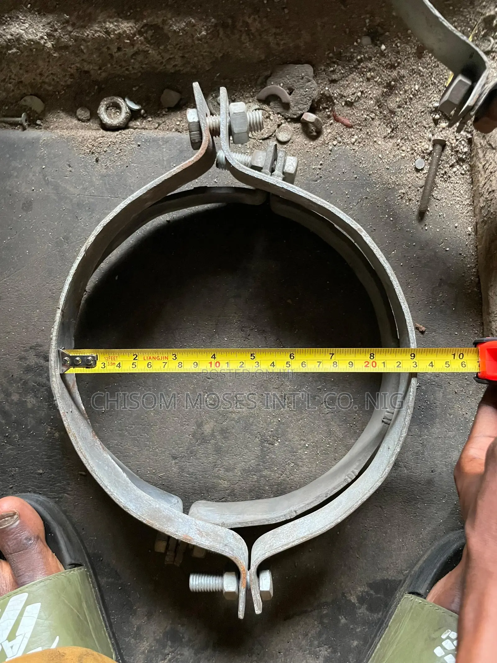 Split Pipe Clamp 8" Inches