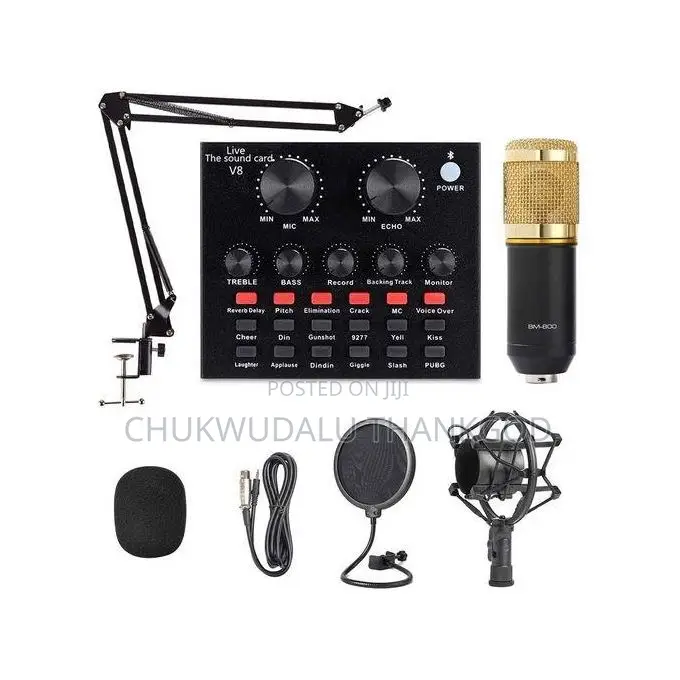 Professional Sound Card Set, Professionalmpodcast, Pc Microphone,