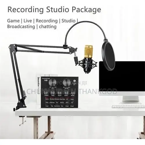 Professional Sound Card Set, Professionalmpodcast, Pc Microphone,