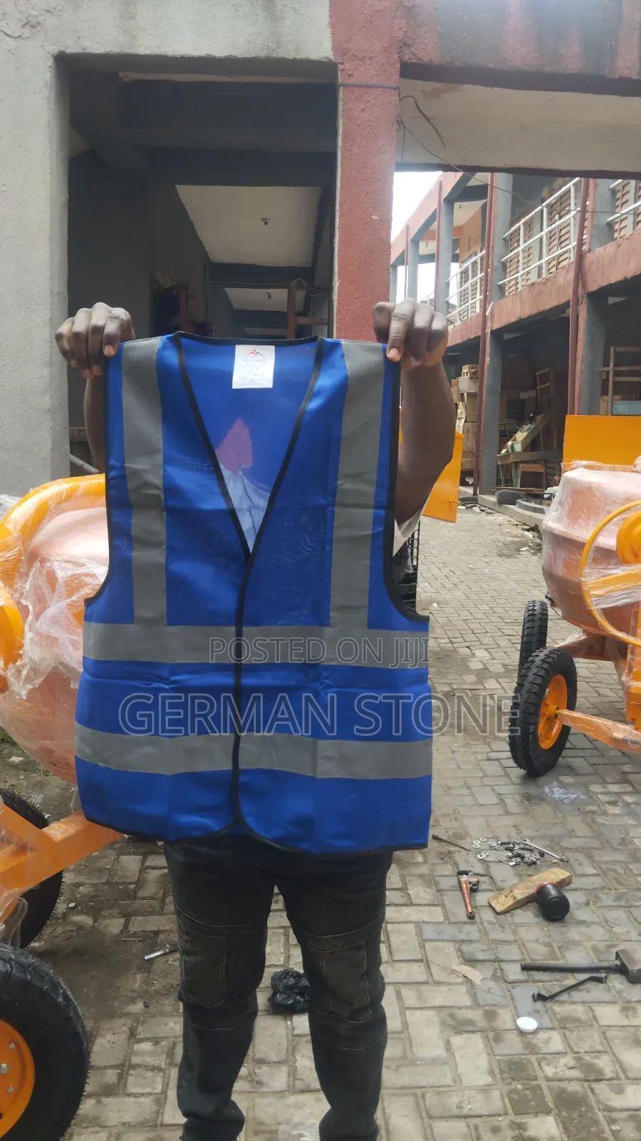 Reflective Safety Vest With Zip