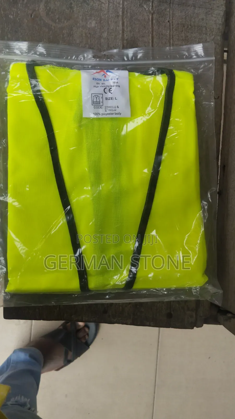 Reflective Safety Vest With Zip