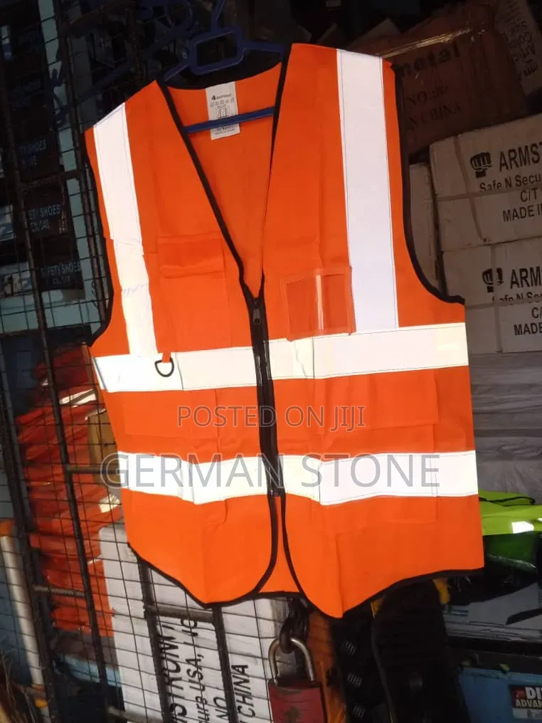 Reflective Safety Vest With Zip