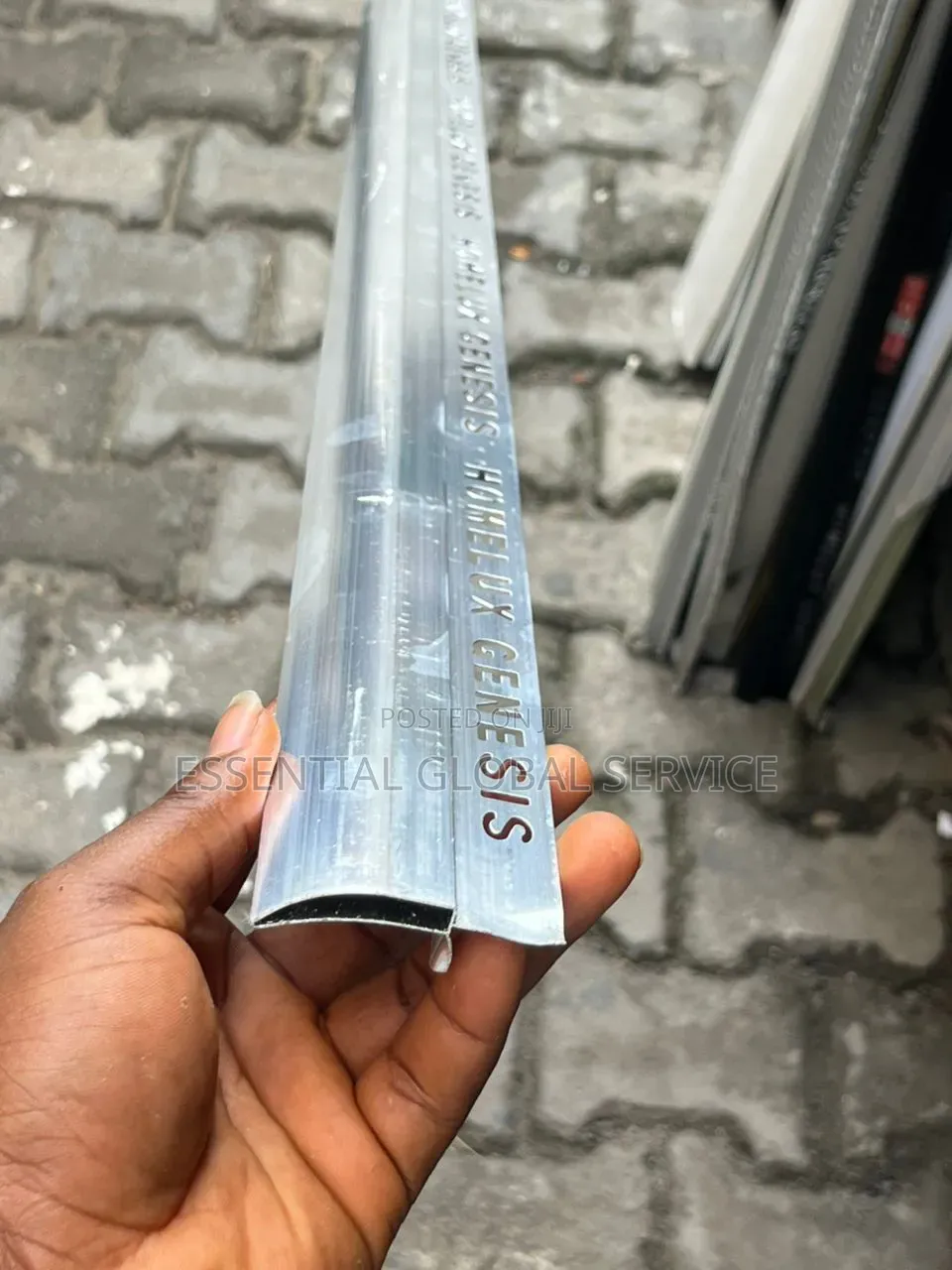 Silver Genesis Aluminum Tile Profile
