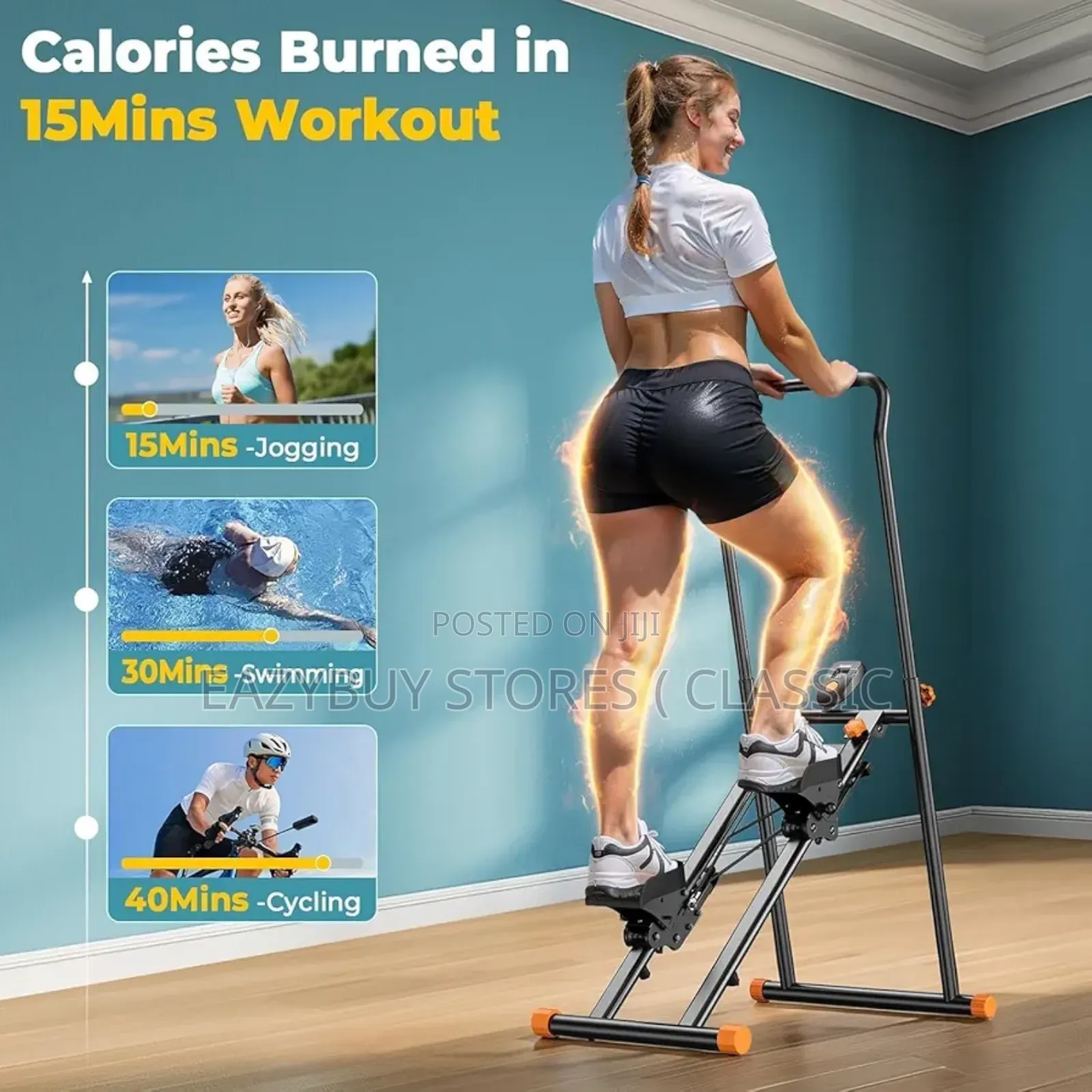 Upgraded Stair Step Climber Machine