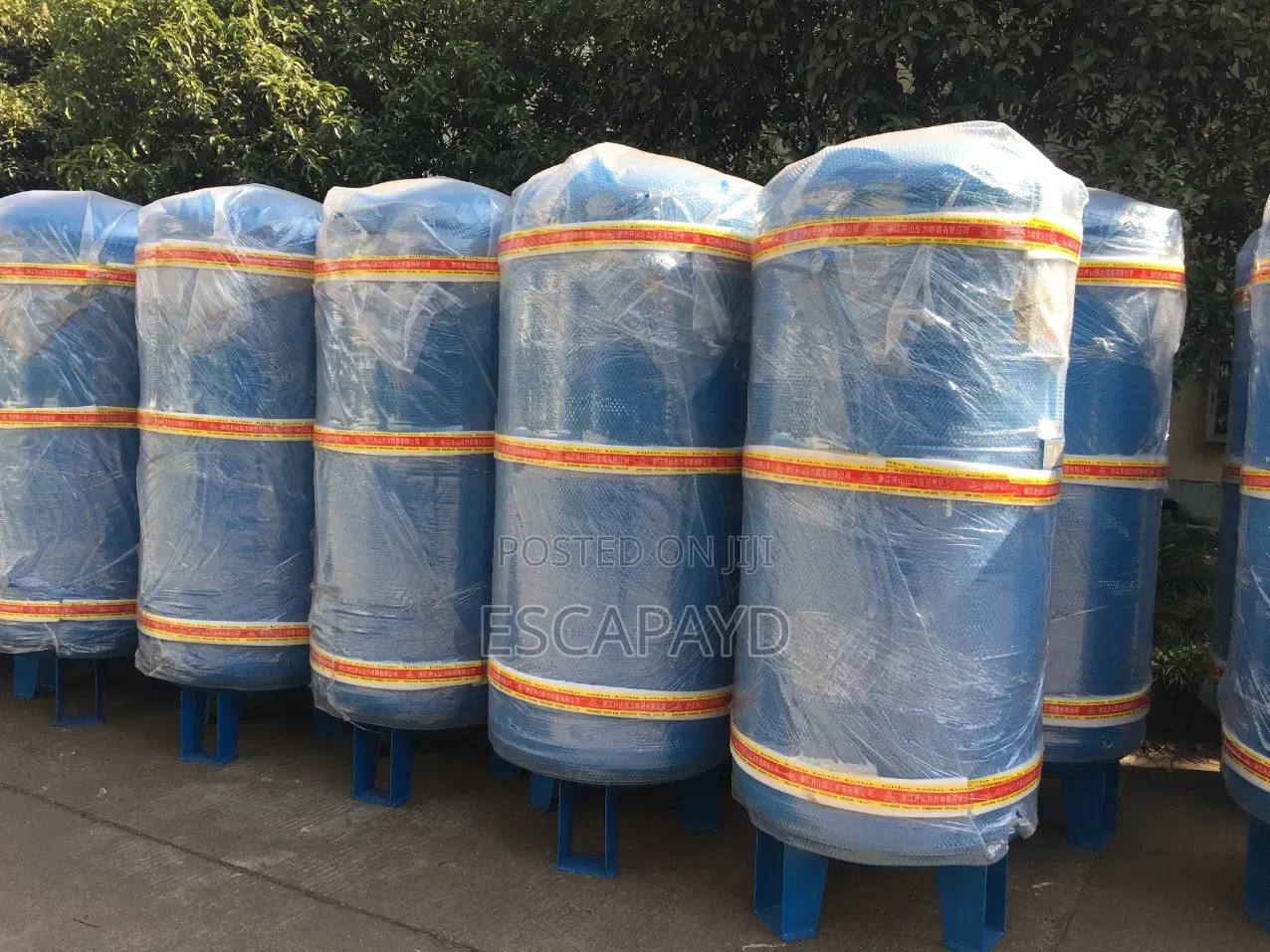 Industrial 2000l Air Receiver Tank 10 13 Bar Compressed Air Storage
