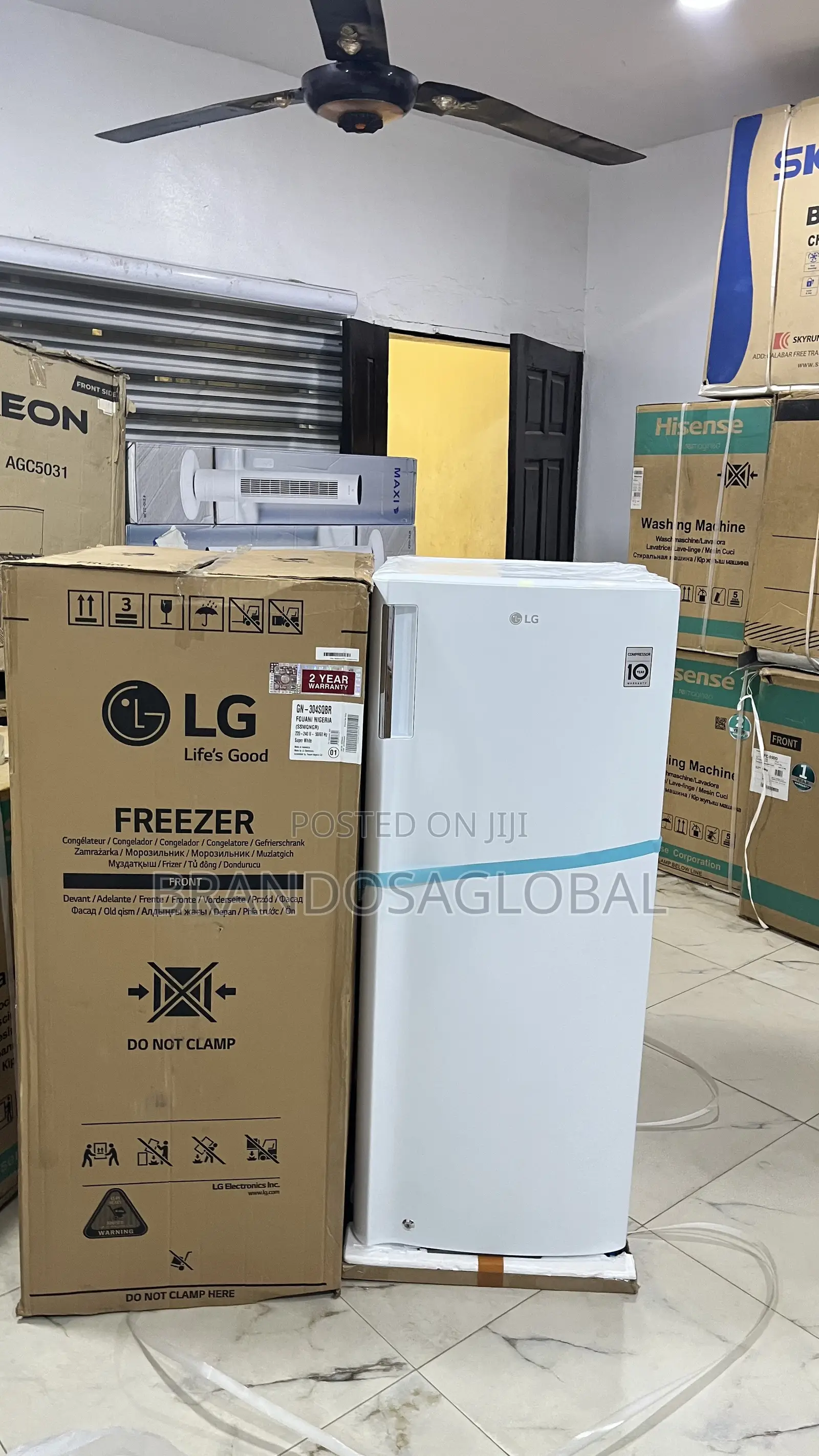 Lg Freezer 168l Gn-304sqbr – Fast Cooling Freezer Unit