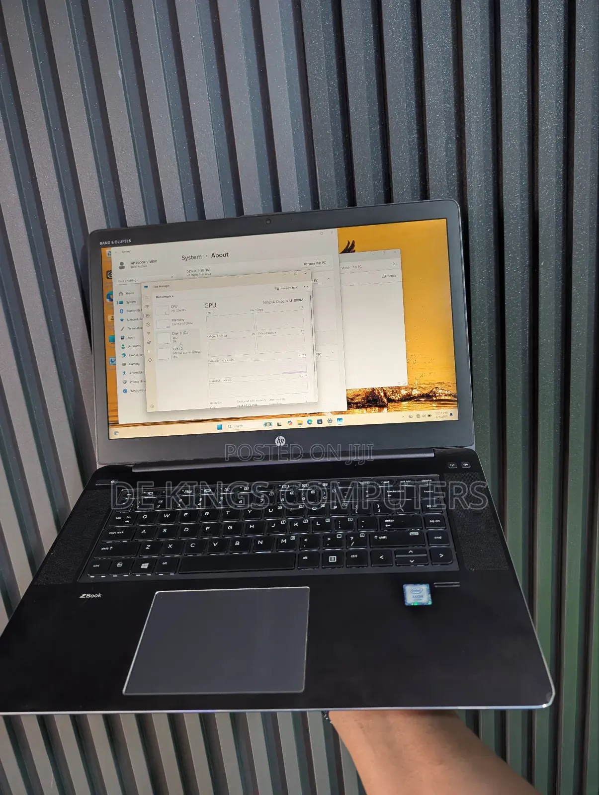 Laptop HP ZBook Studio G3 16GB Intel Xeon SSD 1T