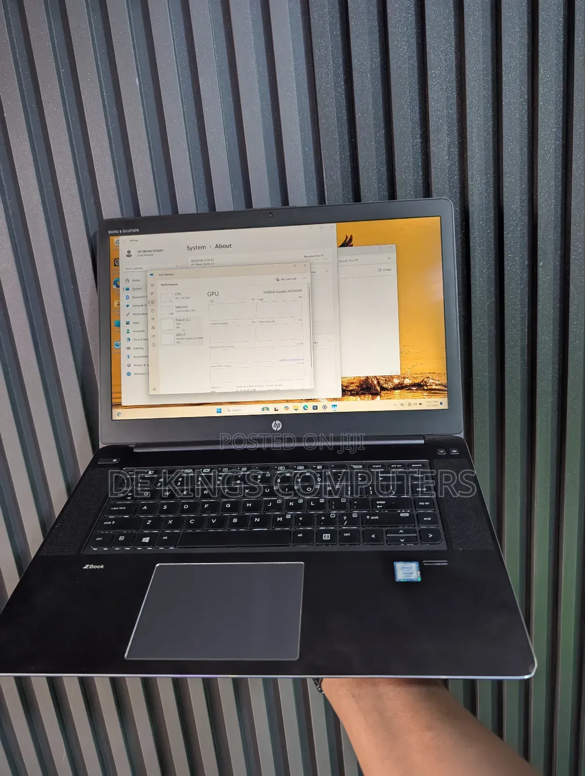 Laptop HP ZBook Studio G3 16GB Intel Xeon SSD 1T