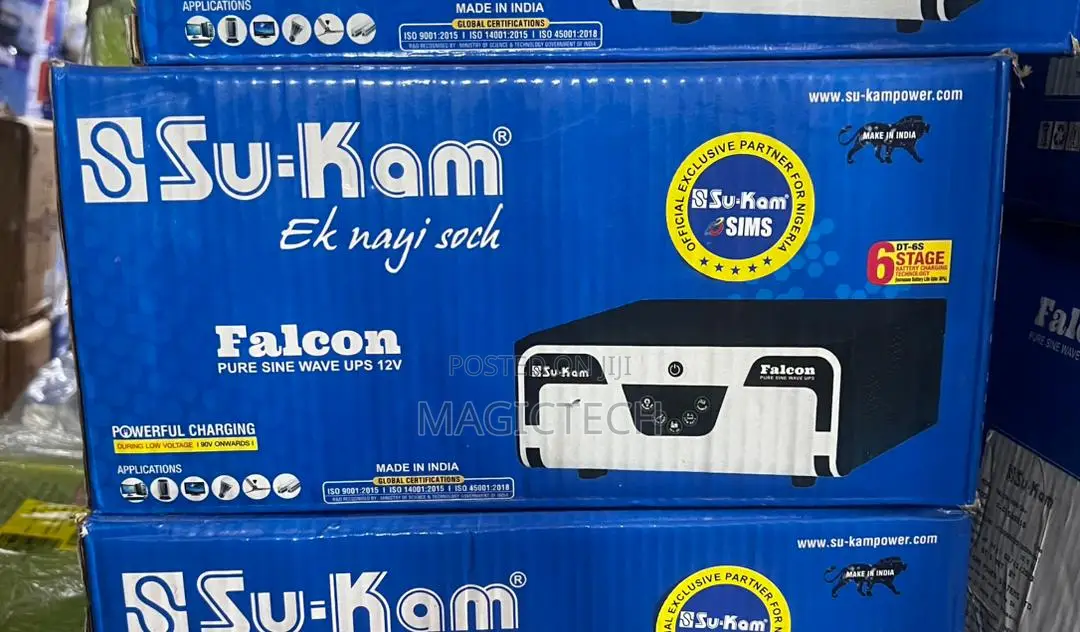 Su-Kam Falcon+Pure Sine Wave Ups 900/12v