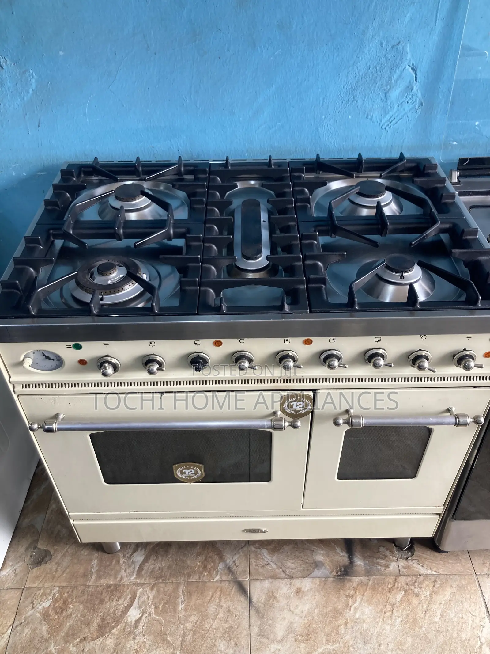 5 Burner Italian Gas Cooker