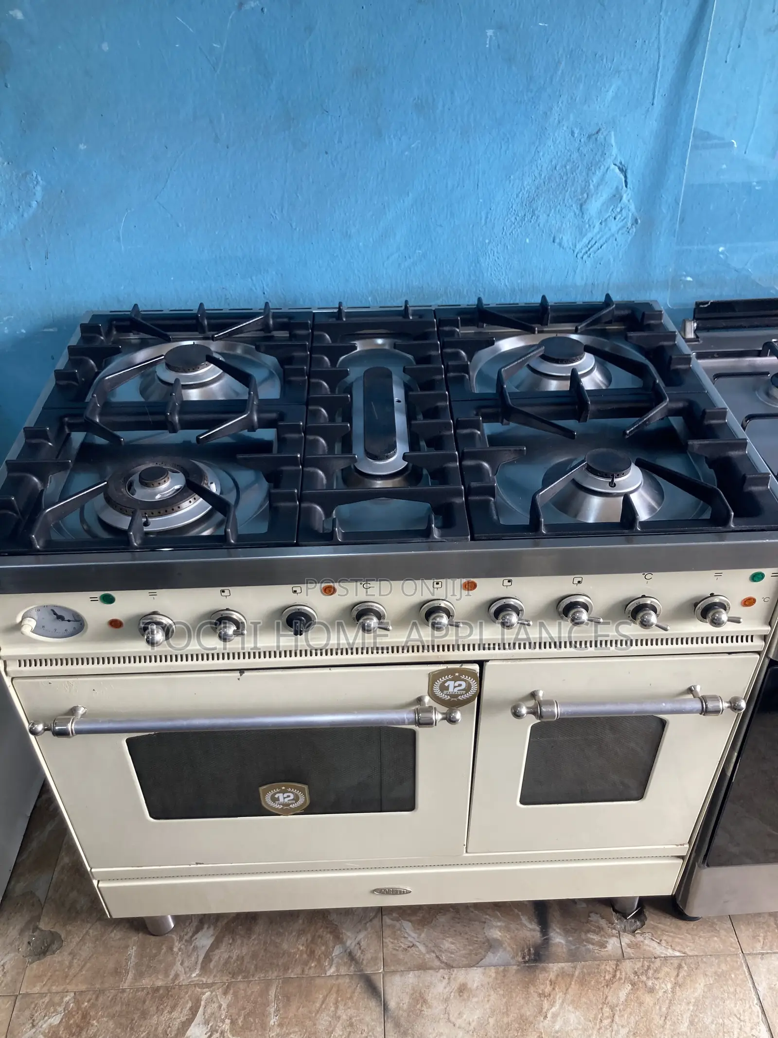 5 Burner Italian Gas Cooker