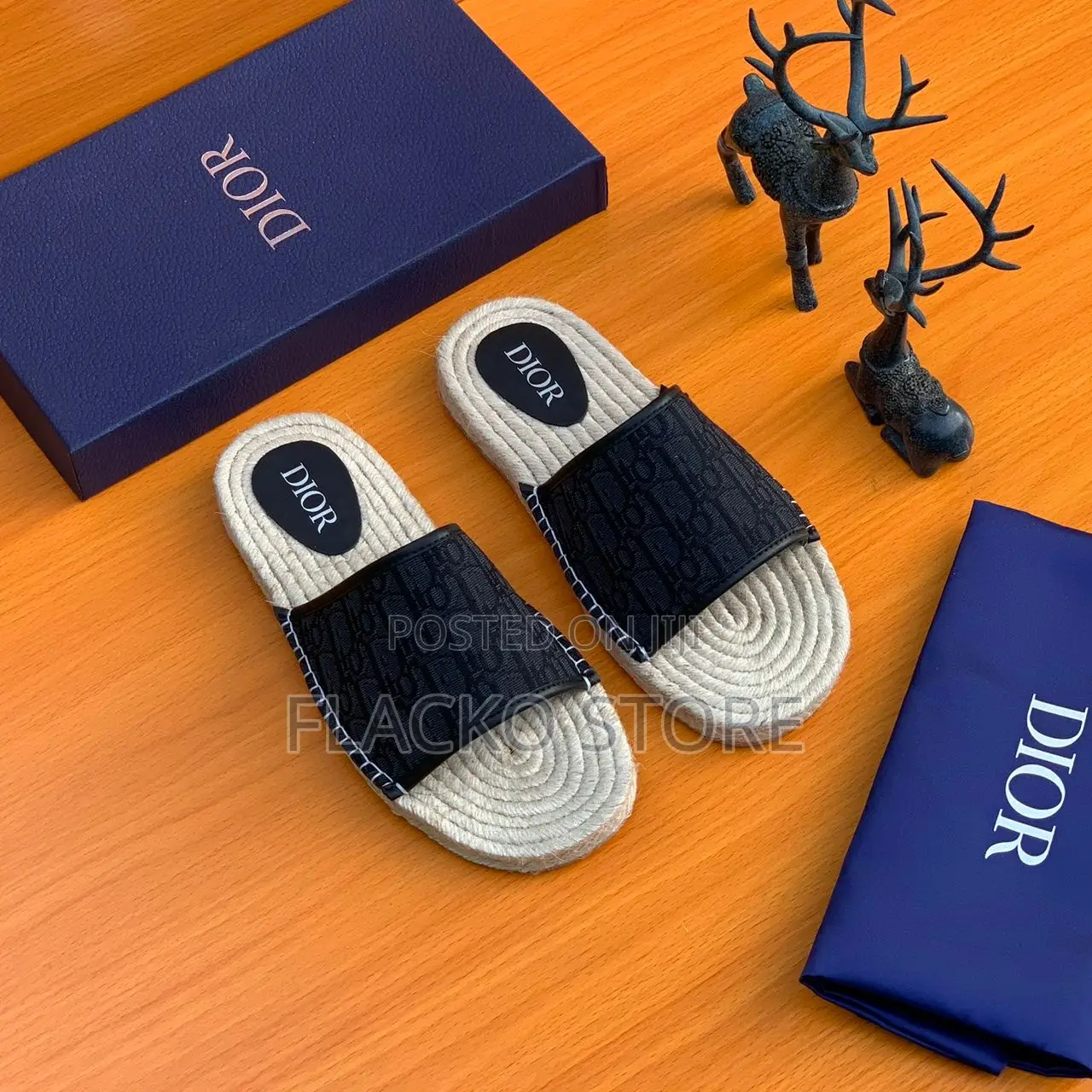 Original Christain Dior Espadrilles Slippers