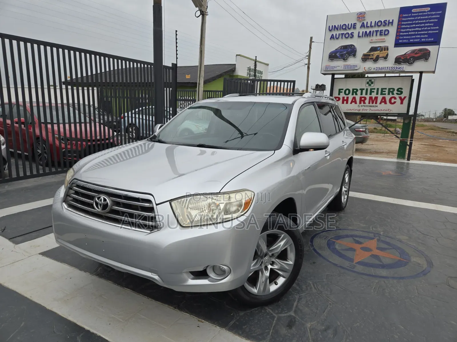 Toyota Highlander Limited 2008 Silver