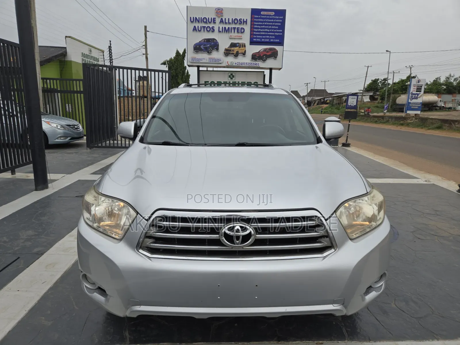 Toyota Highlander Limited 2008 Silver