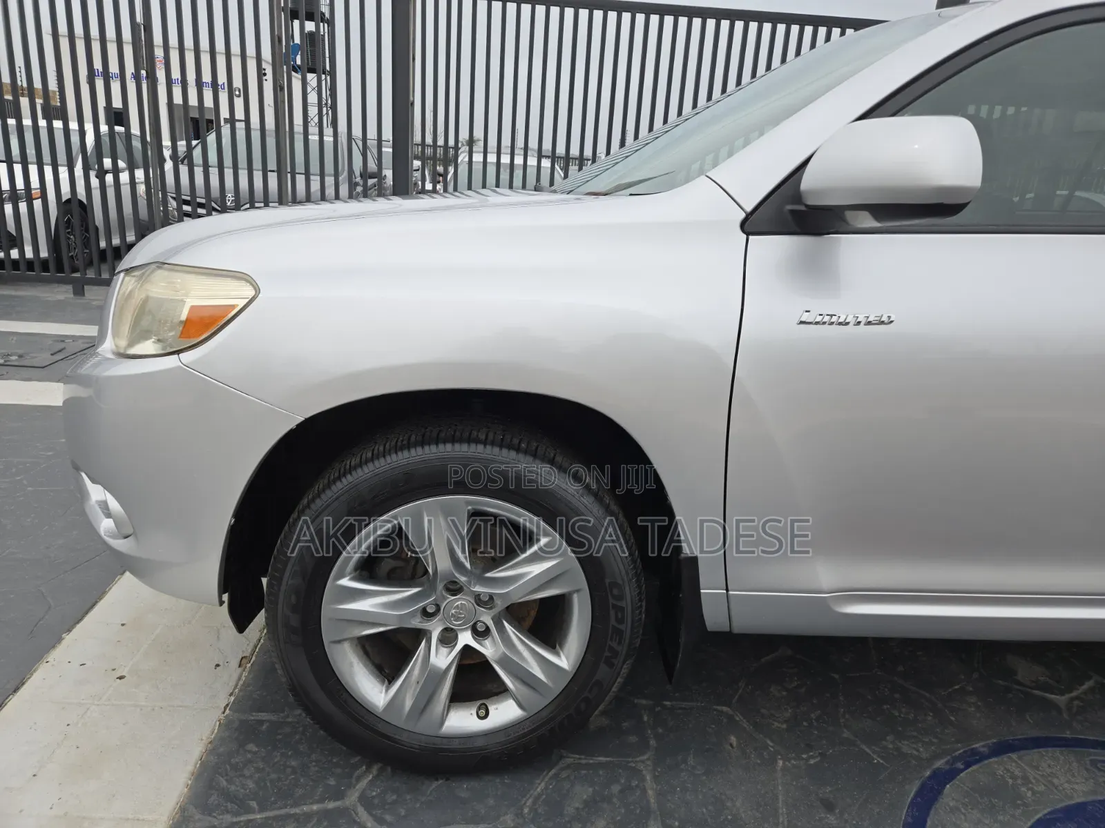 Toyota Highlander Limited 2008 Silver
