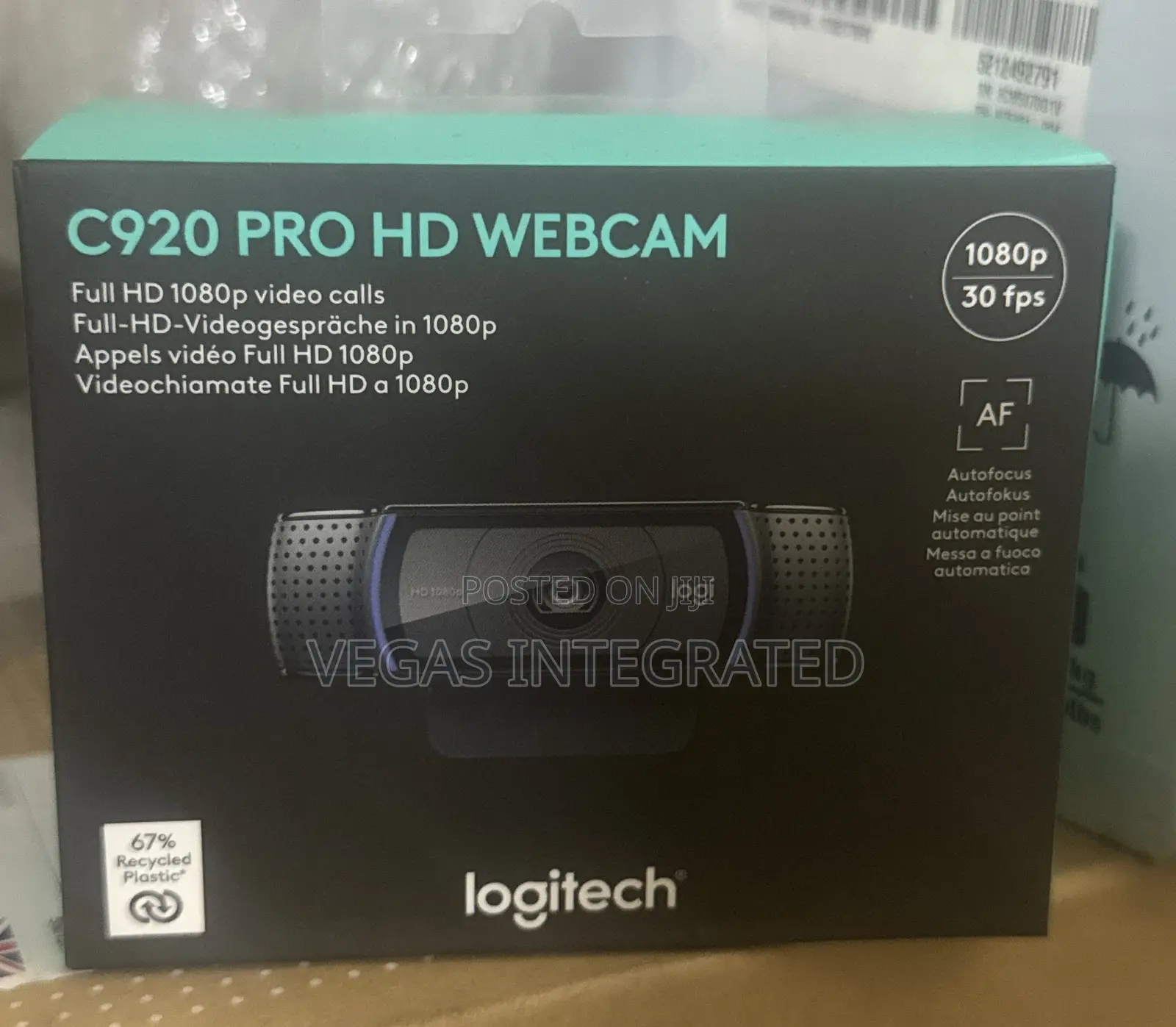 Logitech C920x Hd Pro Pc Webcam
