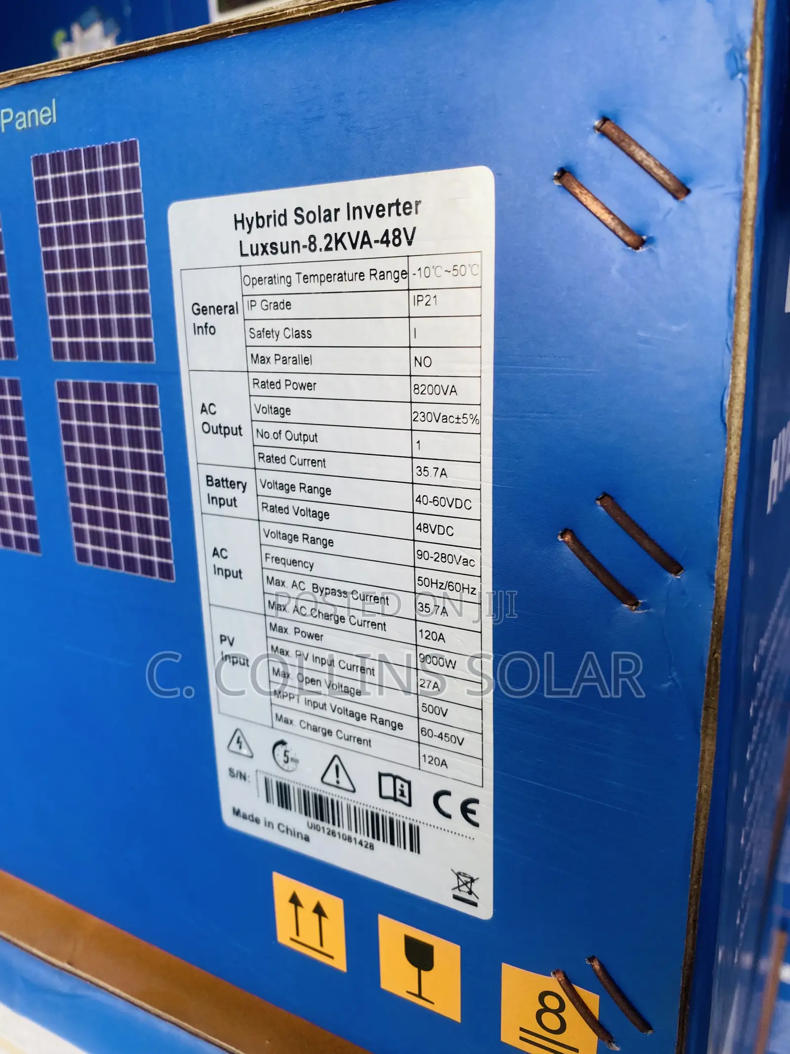 8.2kva Luxsun Hybrid Inverter