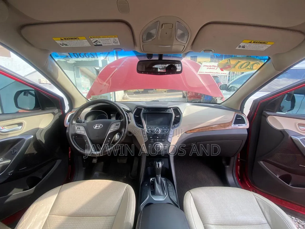 Hyundai Santa Fe GLS 4dr SUV (3.3L 6cyl 6A) 2014 Red