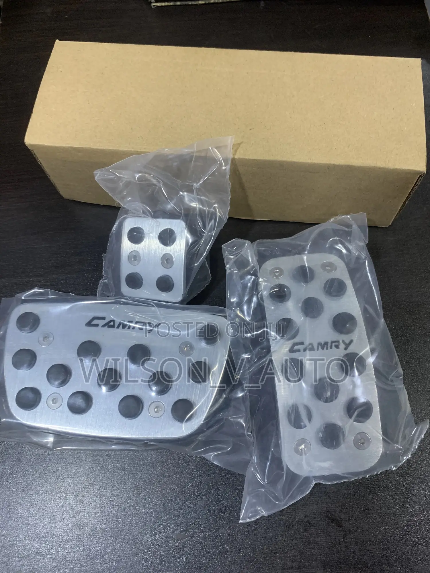 Premium Aluminum Sports Pedal Set for Toyota Camry – Non-Slip Design