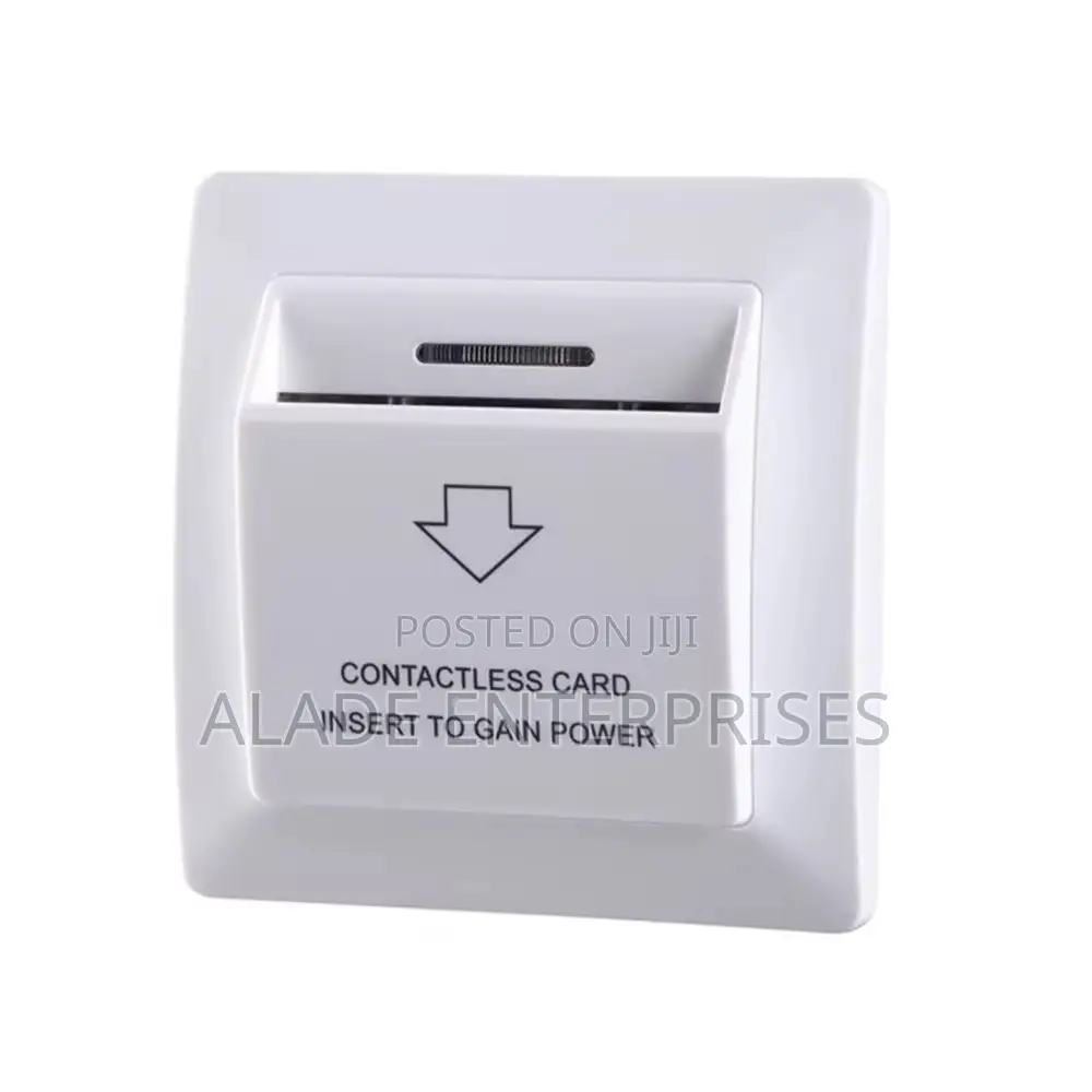 Hotel Room Key Card Insert Power Switch Energy Saver With Card