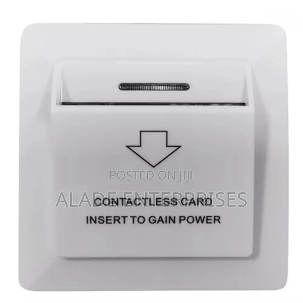 Hotel Room Key Card Insert Power Switch Energy Saver With Card