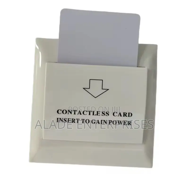 Hotel Room Key Card Insert Power Switch Energy Saver With Card