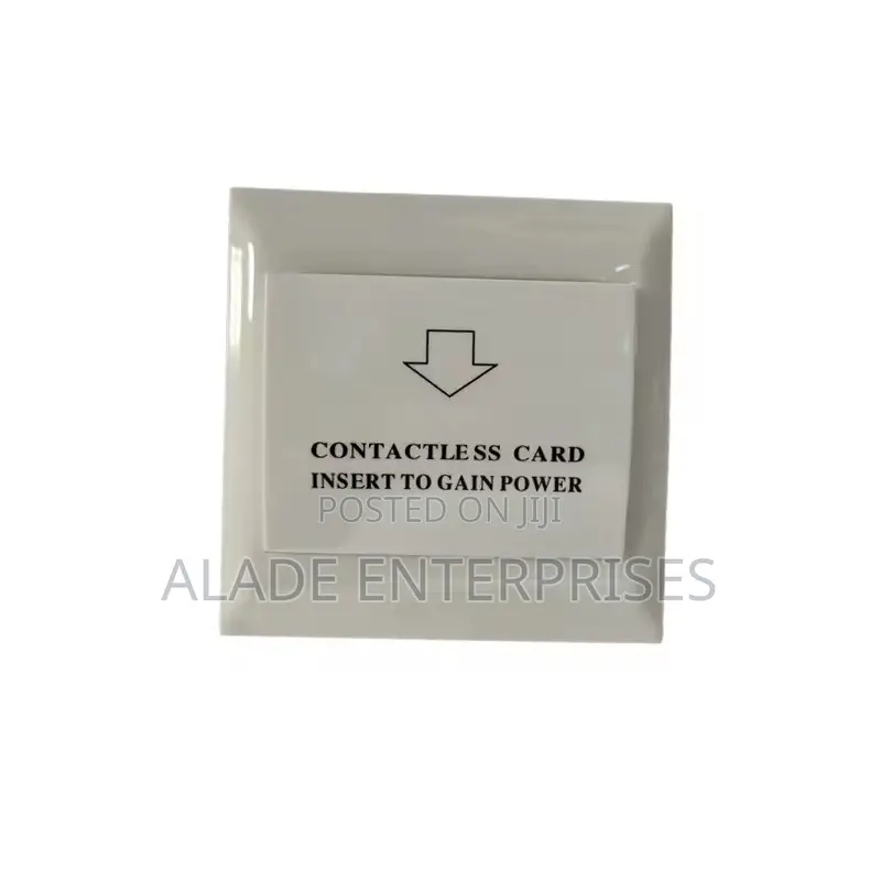 Hotel Room Key Card Insert Power Switch Energy Saver With Card