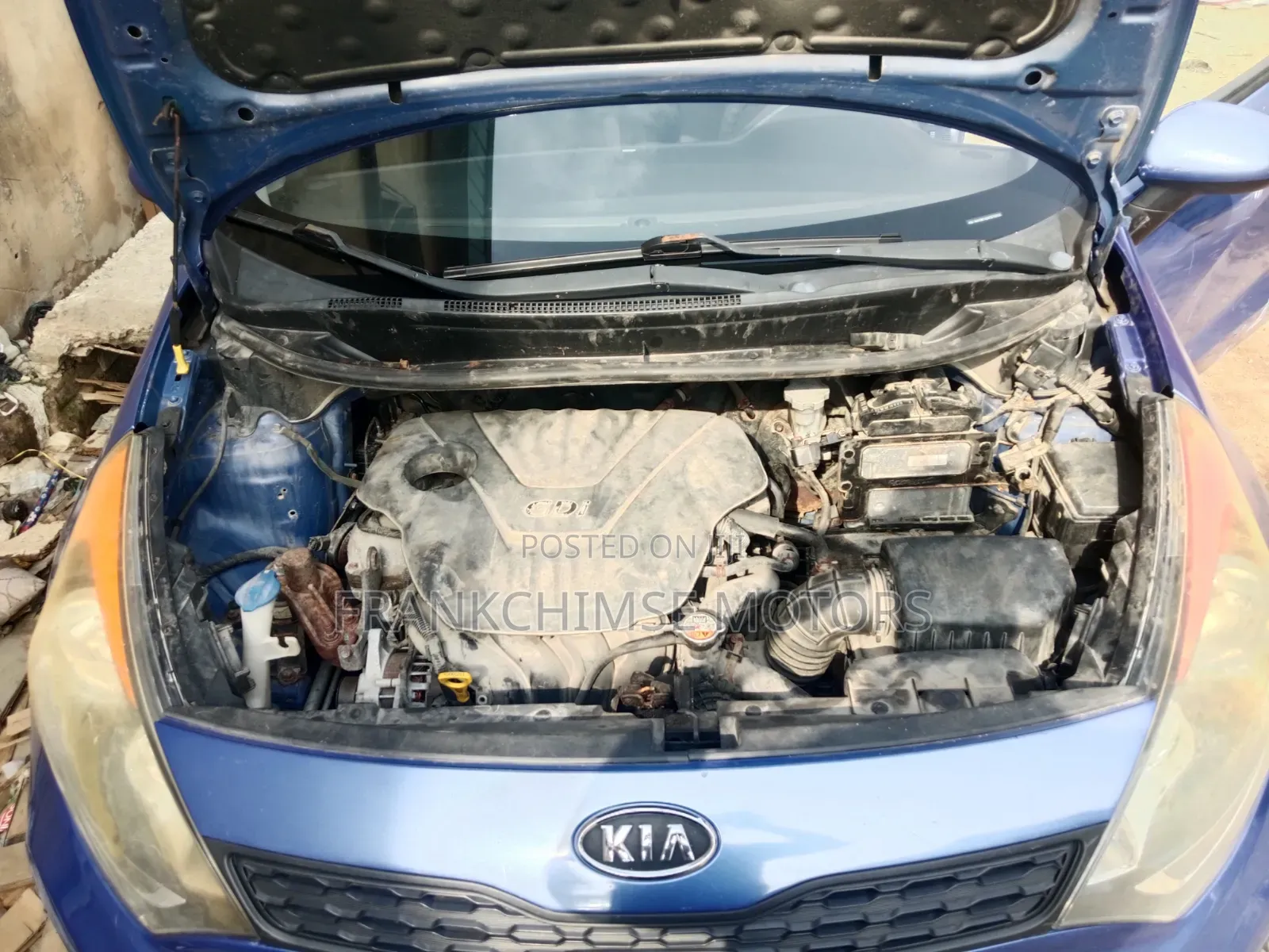 Kia Rio 2012 Blue