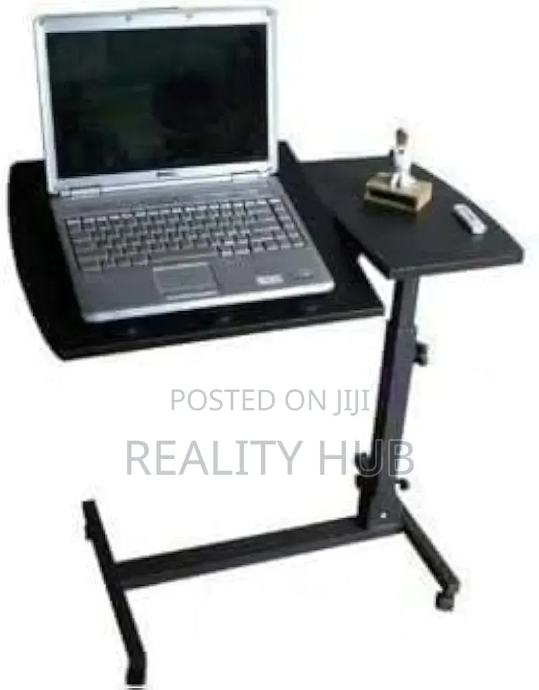 Adjustable Rolling Laptop Desk - Adjustable Height180° Tiltable Laptop