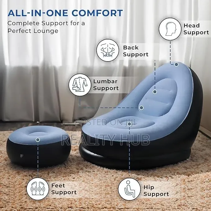 Inflatable Sofa With Household Air Pump Air Inflatable Sofa Couchchair
