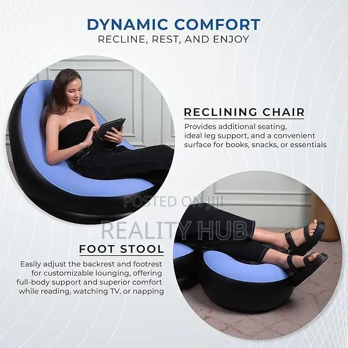 Inflatable Sofa With Household Air Pump Air Inflatable Sofa Couchchair