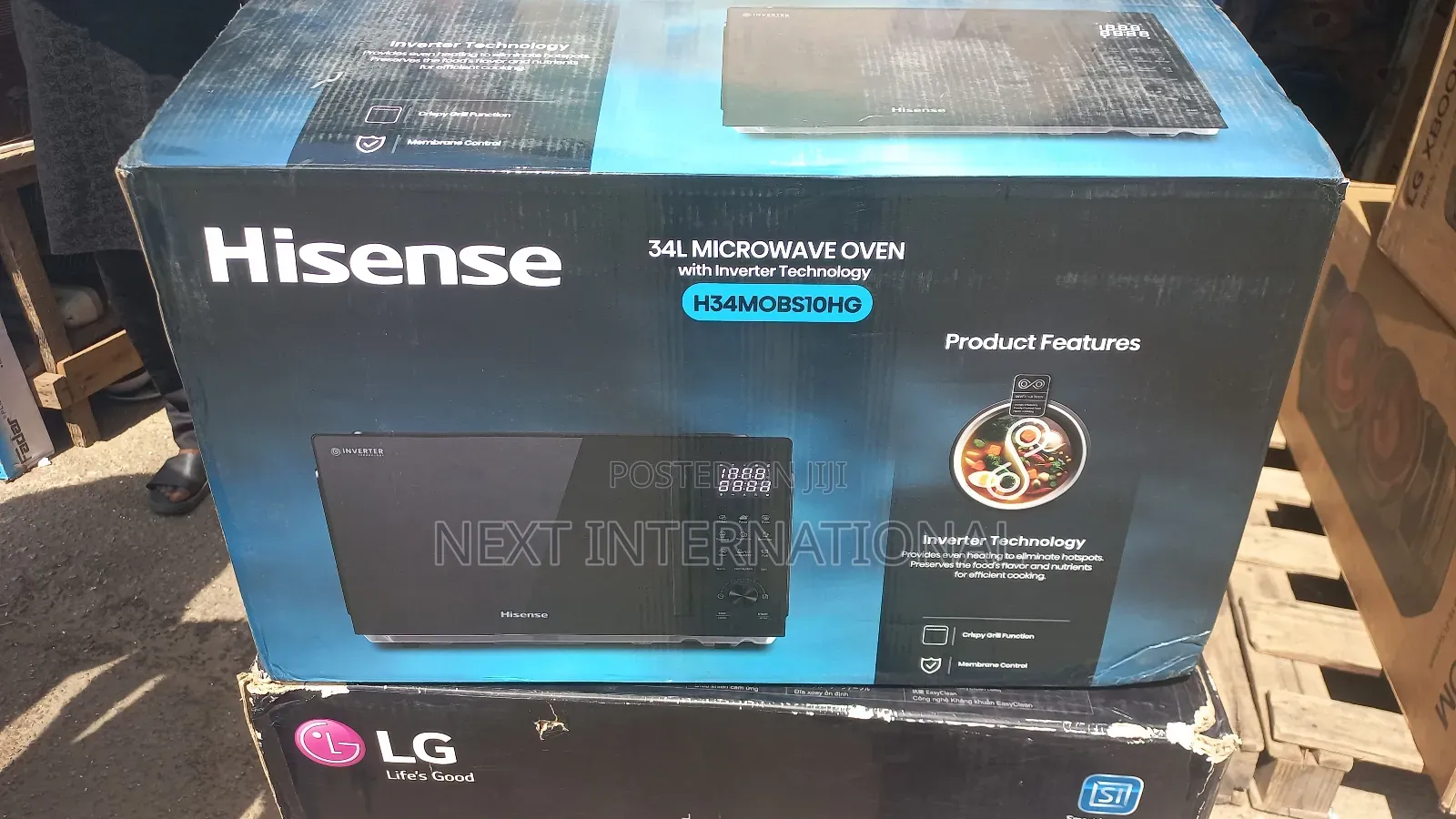 Hisense Microwave 34l Inverter With Grill