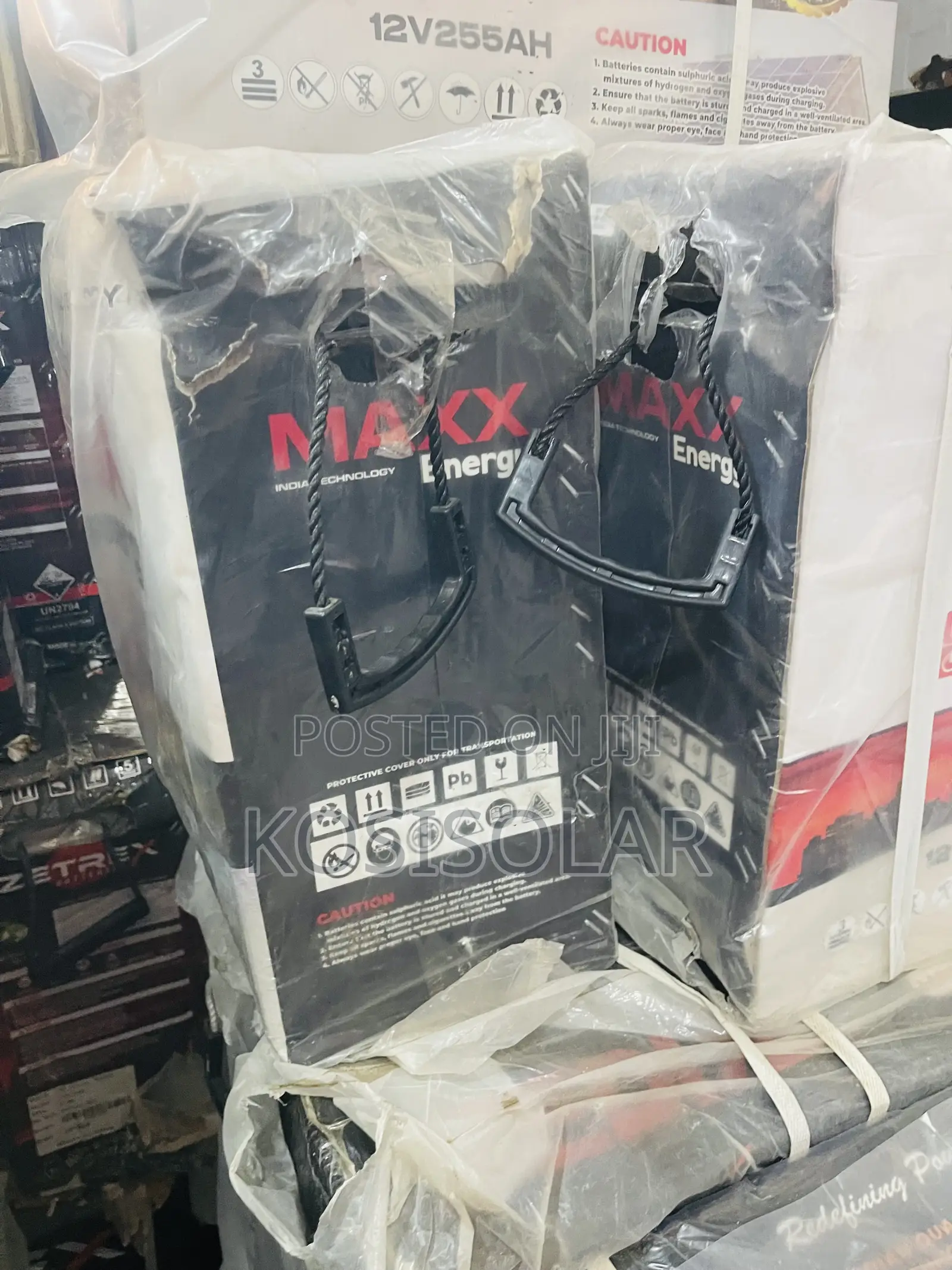 255ah 12v Maxx Energy Tubular Battery