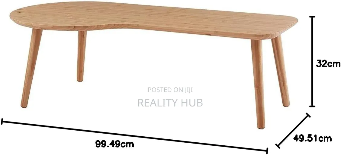 Bamboo Coffee Table for Living Room Unique Coffe Table 120cm 60cm 42cm