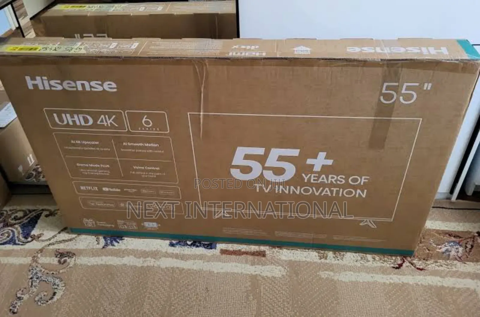 Hisense 55 Inches Uhd Smart Television With Bluetooth 55a6q