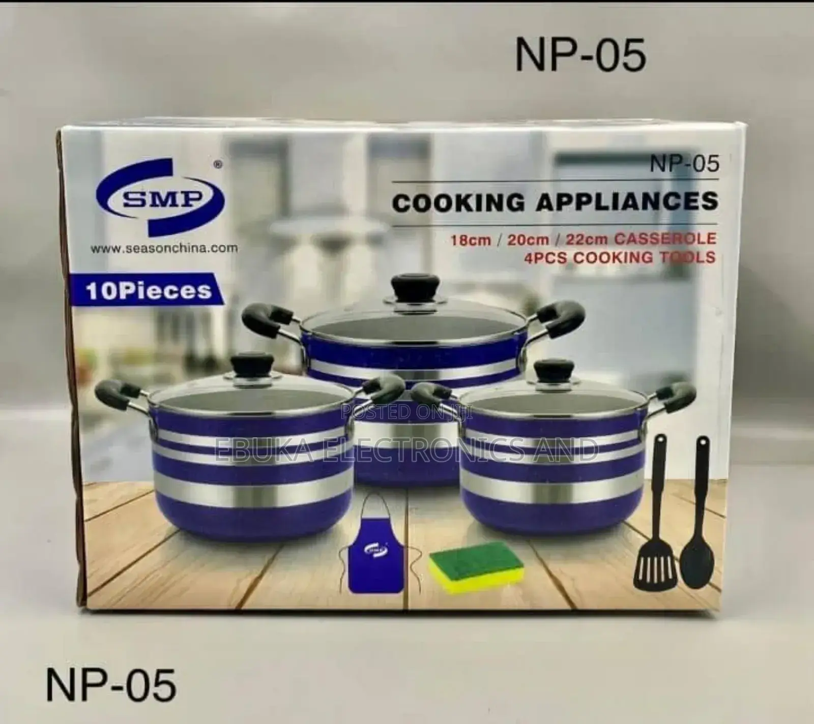 SMP 10 Pieces of Cooking Appliances Is Available