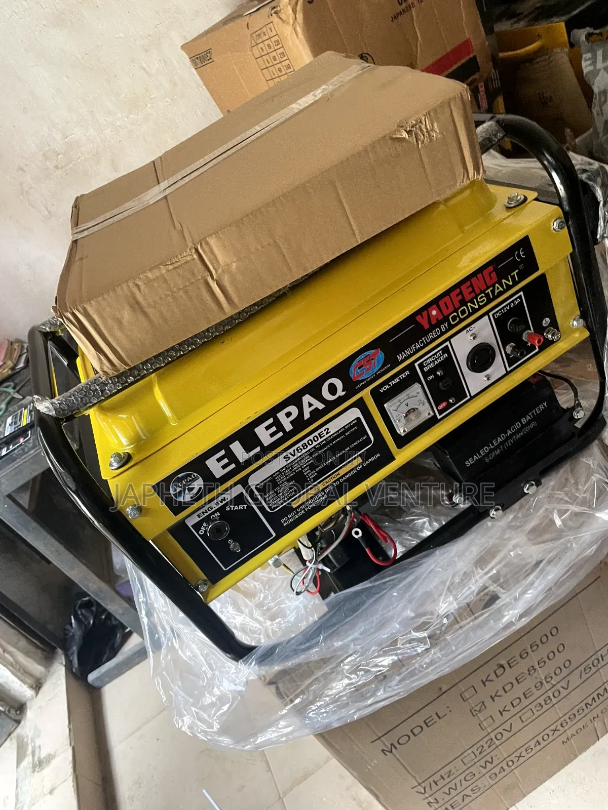 Elepaq 6800e2 Generator 4.5kva – Strong Reliable