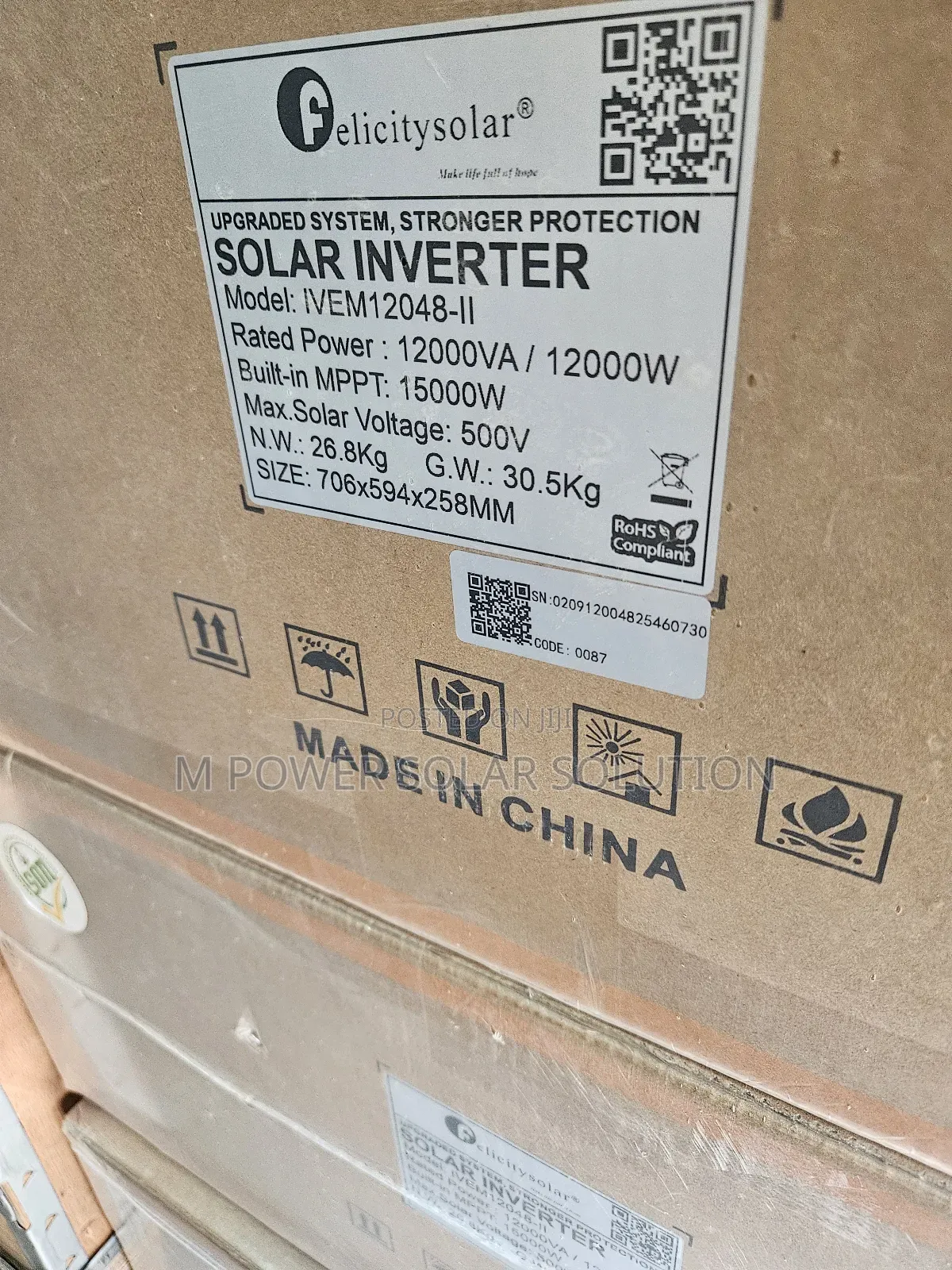 12kva Felicity Solar Hybrid Inverter