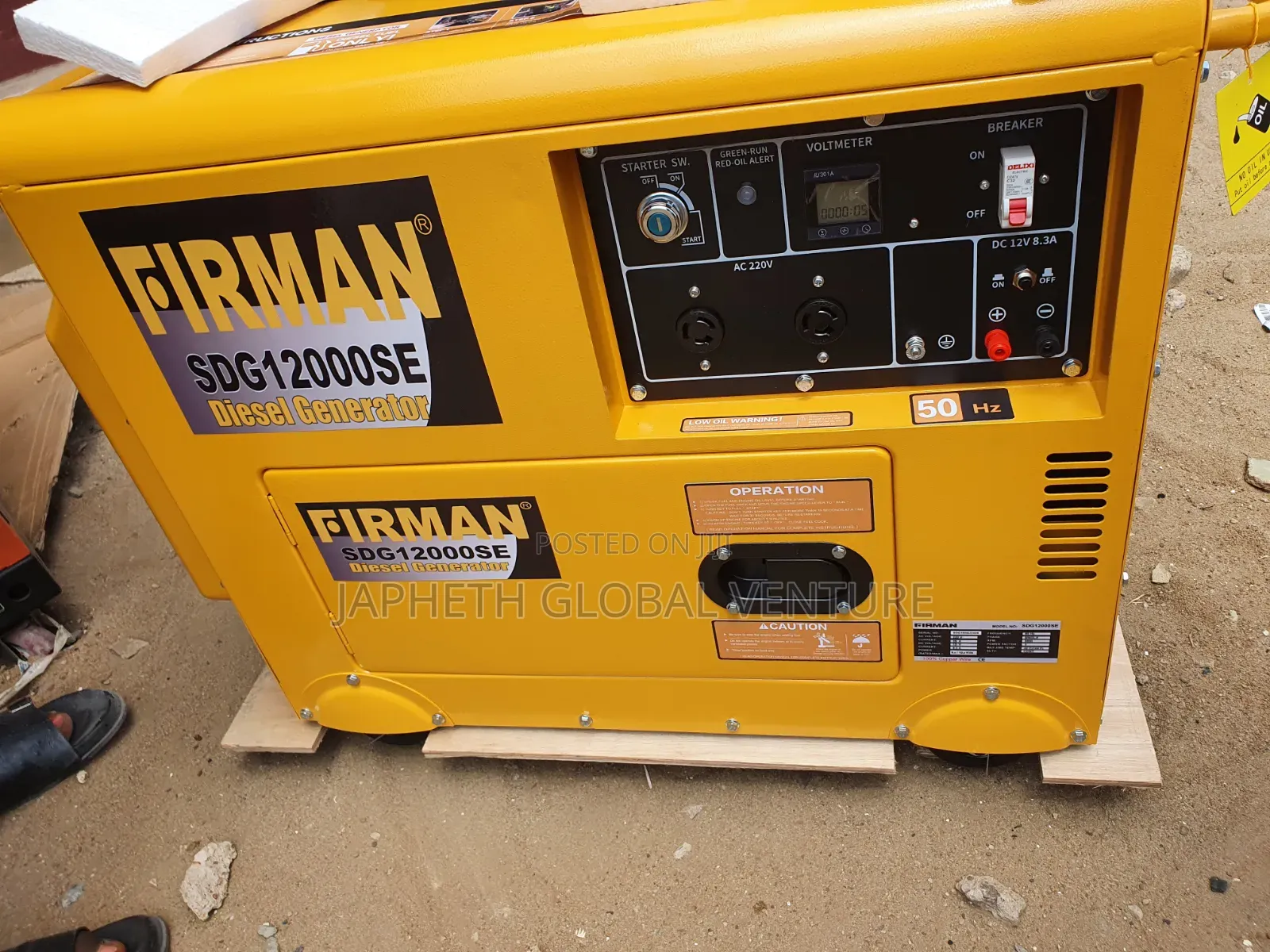 Industrial Grade Firman Sdg12000se Diesel Generator