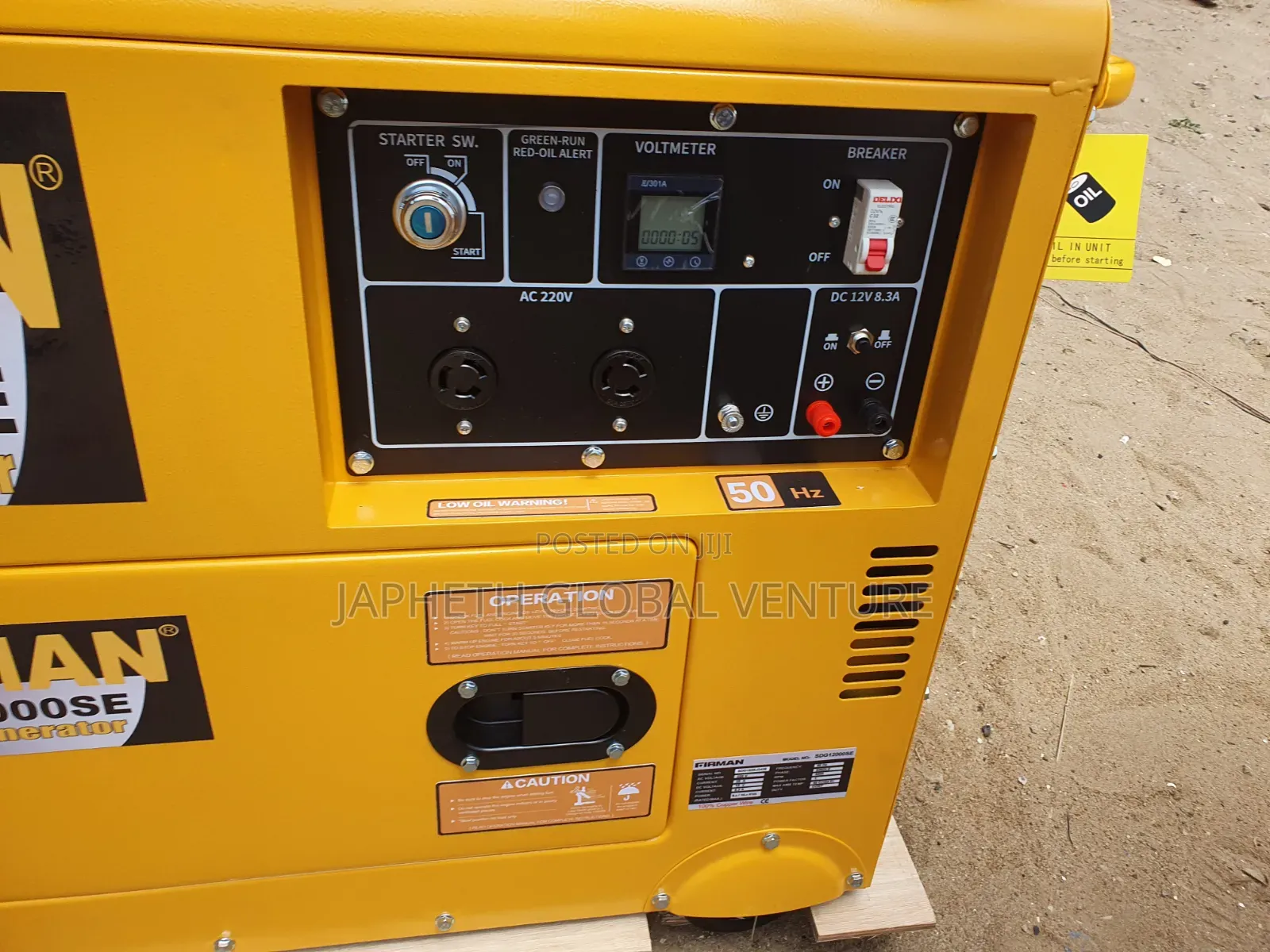 Industrial Grade Firman Sdg12000se Diesel Generator