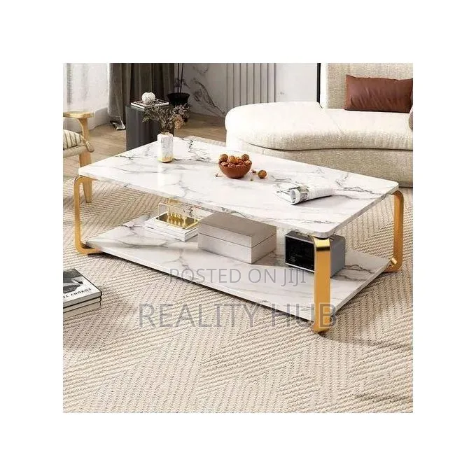 Quality Nordic Style (Faux Marble) Center Table Wooden 100cm 48cm 40cm