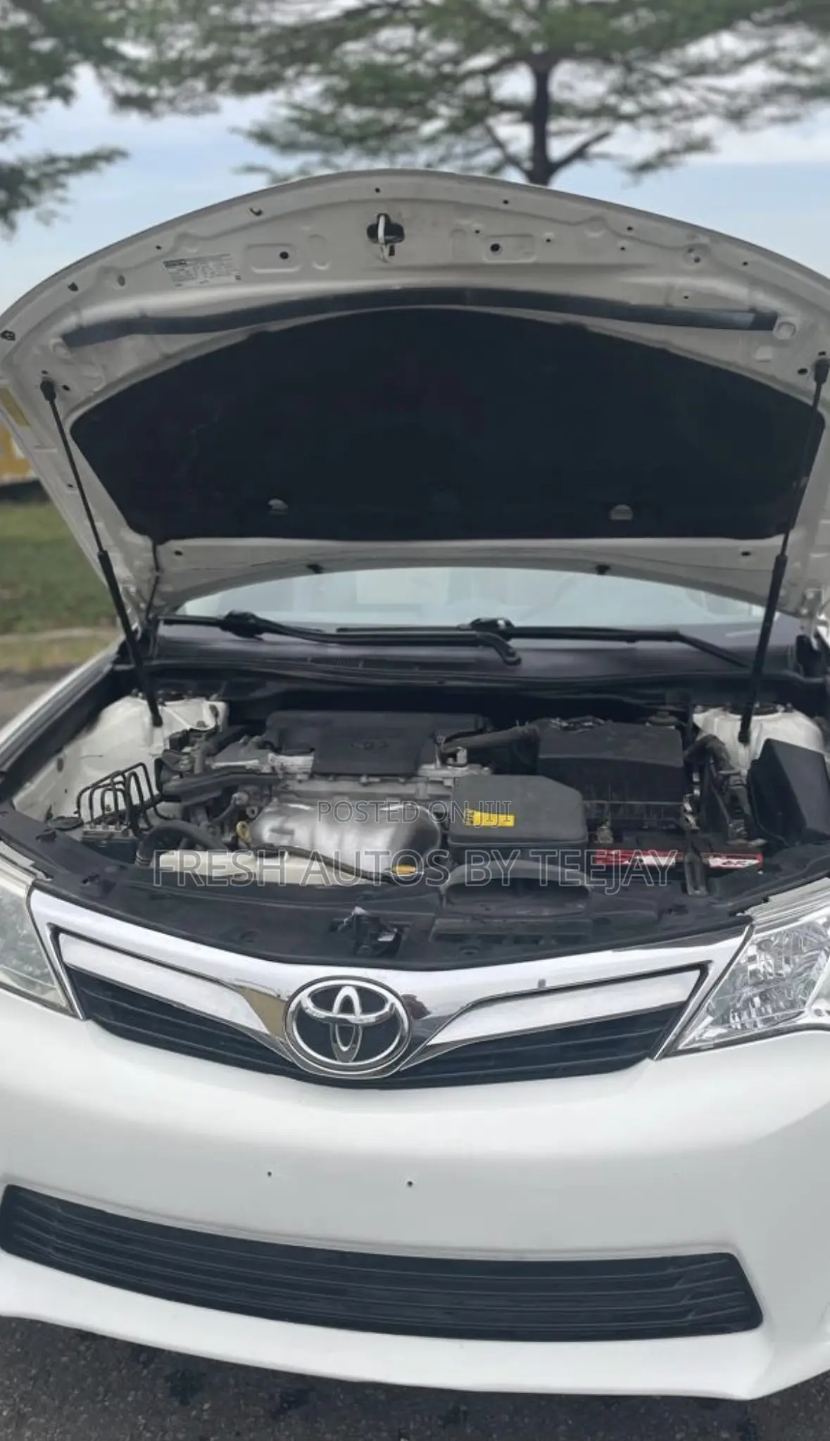 Toyota Camry LE 4dr Sedan w/Prod. End 11/13 (2.5L 4cyl 6A) 2014 White