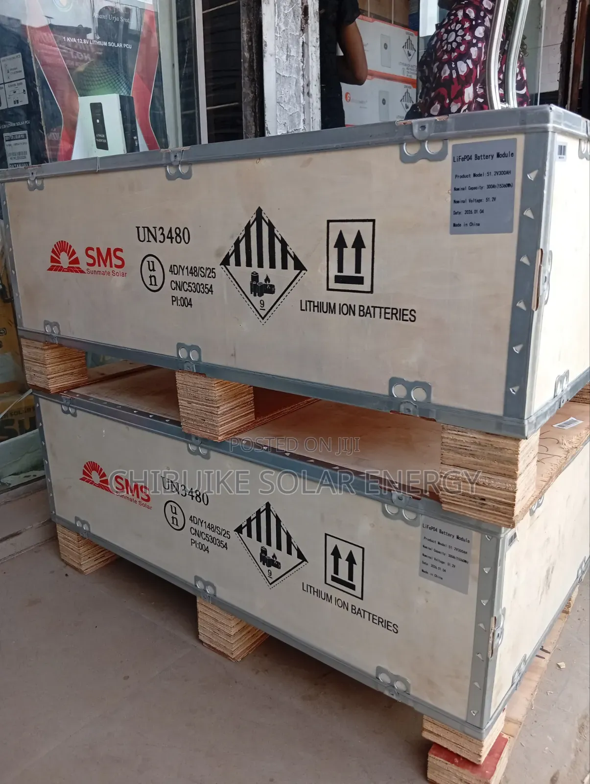 SMS Lithium Solar Batteries 15kwh 51.2v