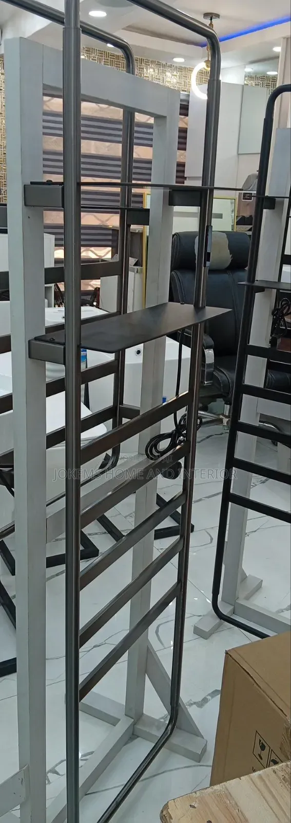 Modern Electric Towel Warmer Rack With Shelf