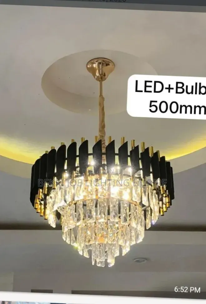 Led and Bulb Crystal Chandelier