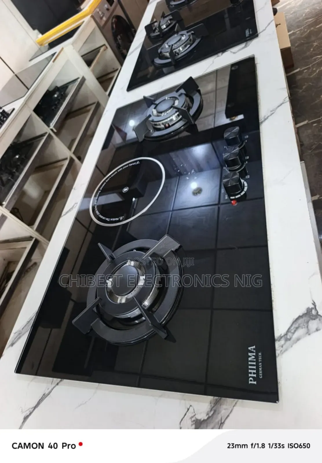 Original Phiima Latest Design Built-in 2+1 Gas Electric Cooker Hob