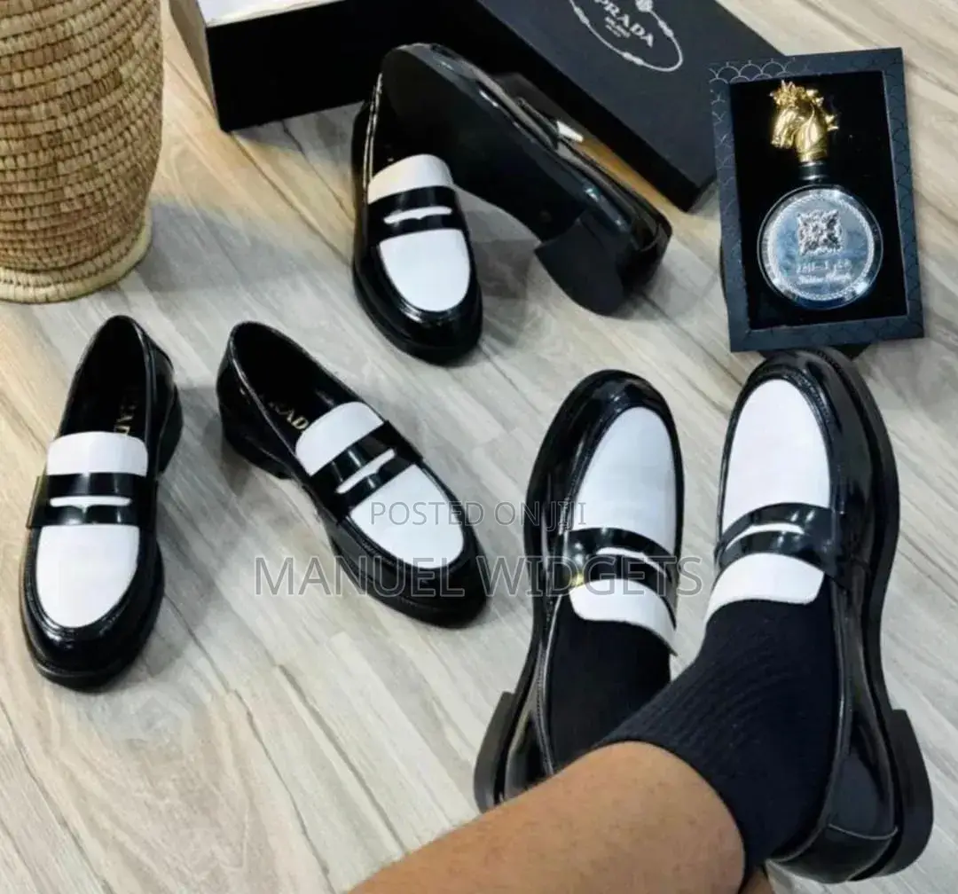 Prada Milano Loafers Men's Corporate Shoes — Premium Quality