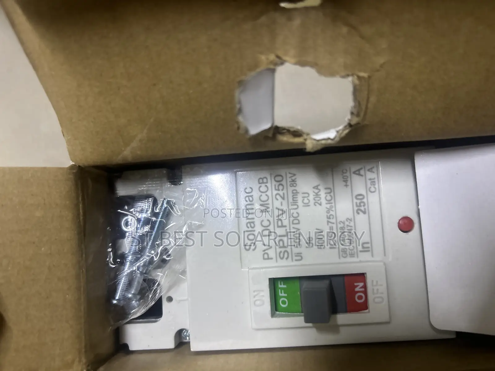 McCb (Moulded Case Circuit Breaker) Breaker for Lithium Ion Batteries