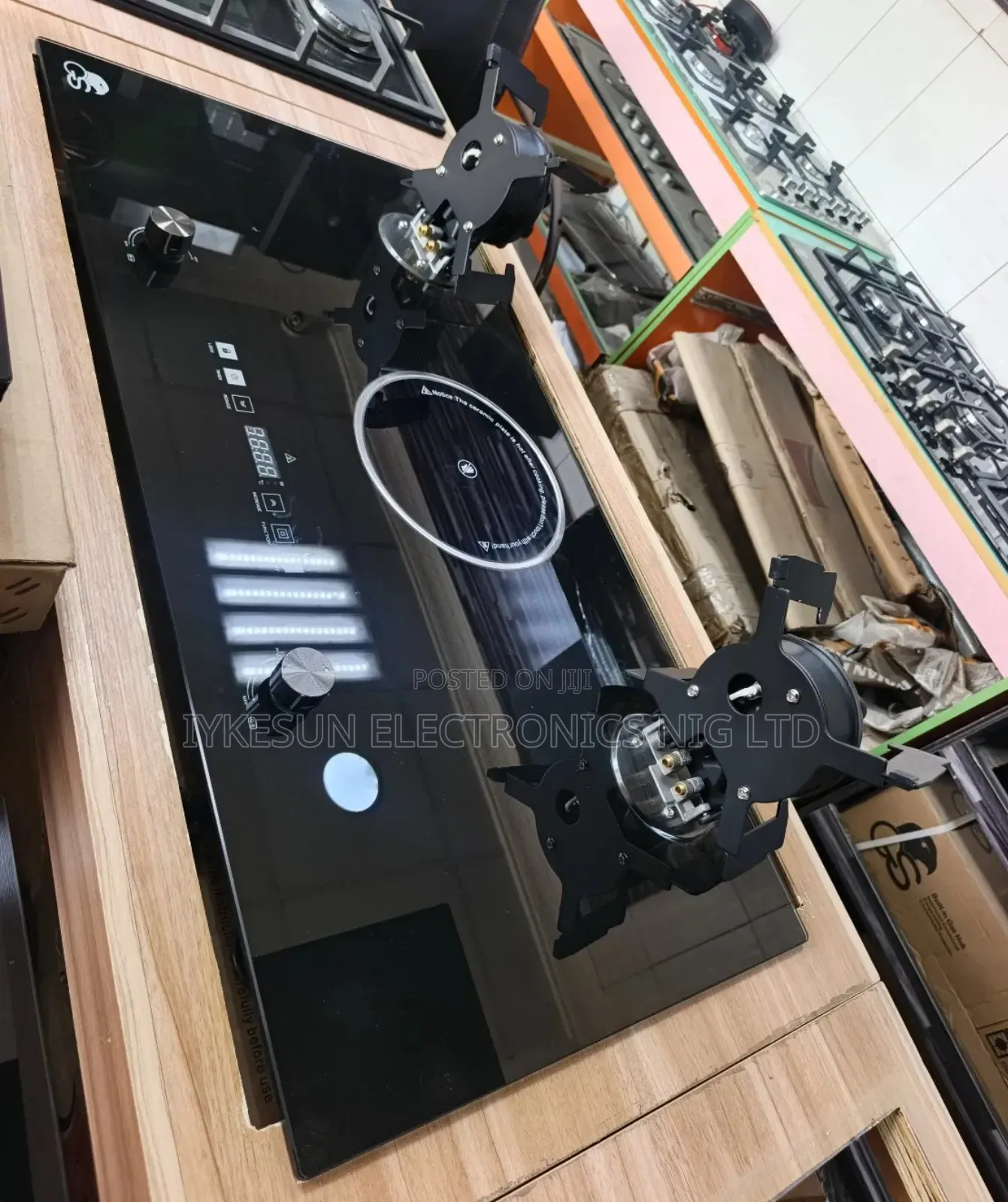 Original Gs Built-in Premium Luxury Flips Up 2+1 Gas Electric Cooker