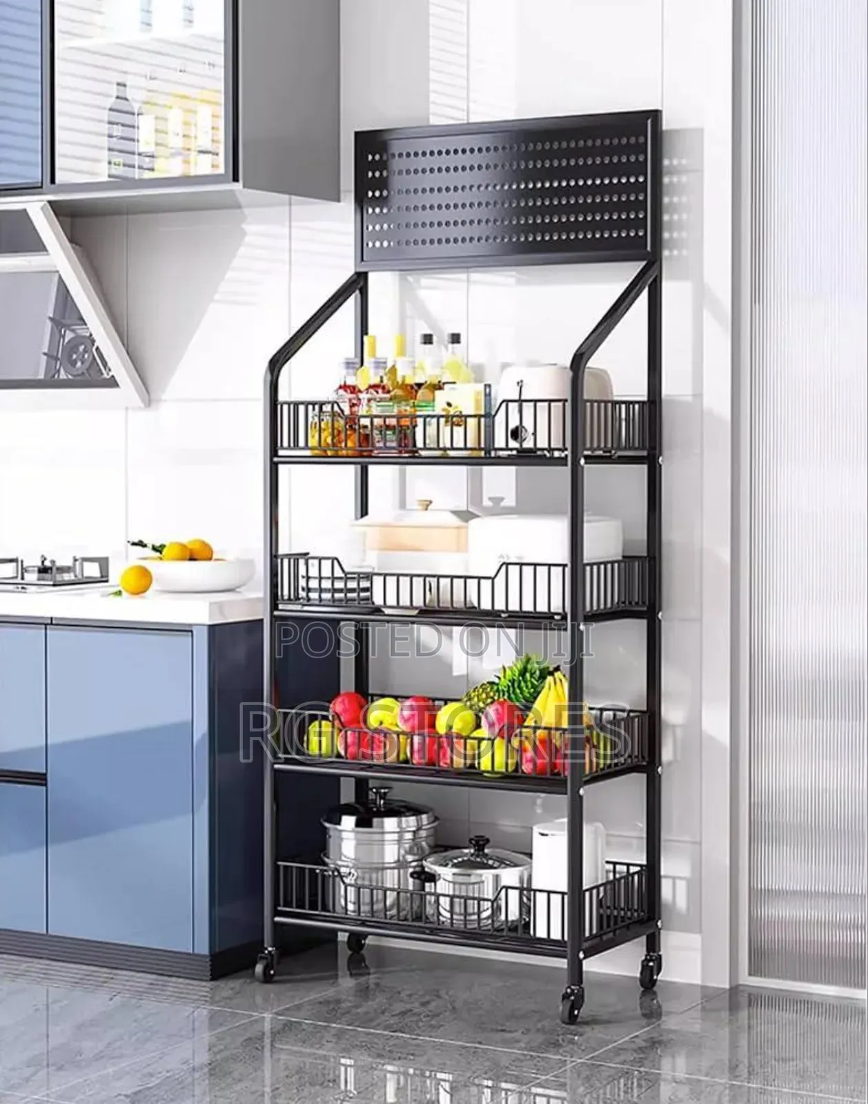 4 Tier Snack Shelf Organizer,Supermarket Display Shelf / Storage Rack